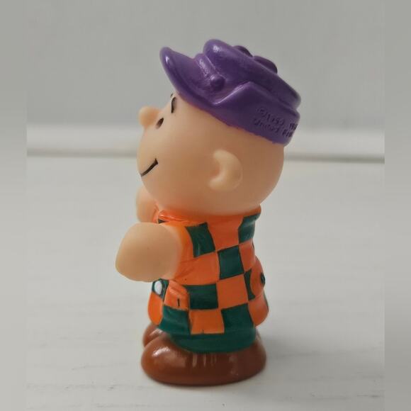 Vintage 1966 Peanuts Charlie‎ Brown PVC Toy Figure ~ United Feature Syndicates - Picture 6 of 7